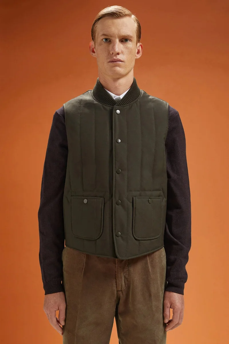 Men's padded gilet - Military