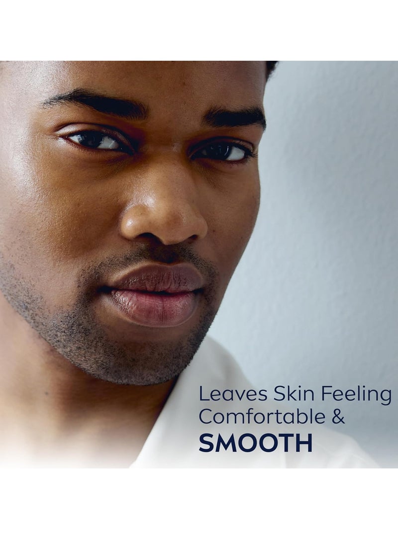 NIVEA MEN NIVEA MEN Sensitive Shave Gel with Vitamin E, Soothing Chamomile and Witch Hazel Extracts, 3 Pack of 7 Oz Cans  - Image 4