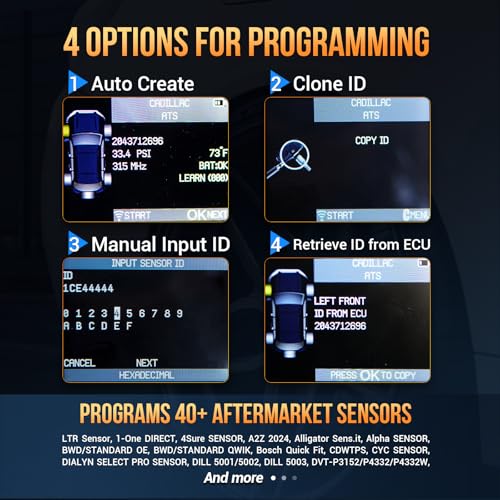 Launch LAUNCH TSAP-3 TPMS Programming Tool, Activate/Read/Relearn All TPMS Sensors, Program Over 20 Aftermarket Sensors, Service for Motorcycles & Dually Vehicles,3 Years Free Update via WiFi - Image 5