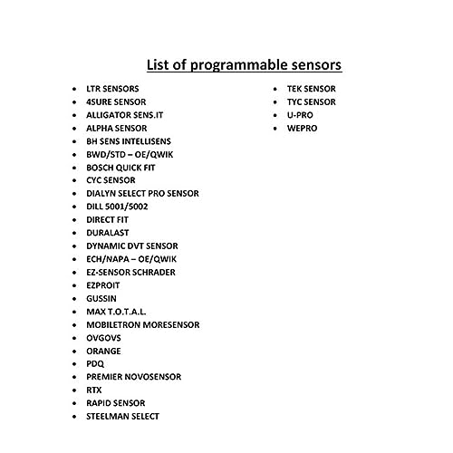 LAUNCH TSAP-3 TPMS Programming Tool, Activate/Read/Relearn All TPMS Sensors, Program Over 20 Aftermarket Sensors, Service for Motorcycles & Dually Vehicles,3 Years Free Update via WiFi