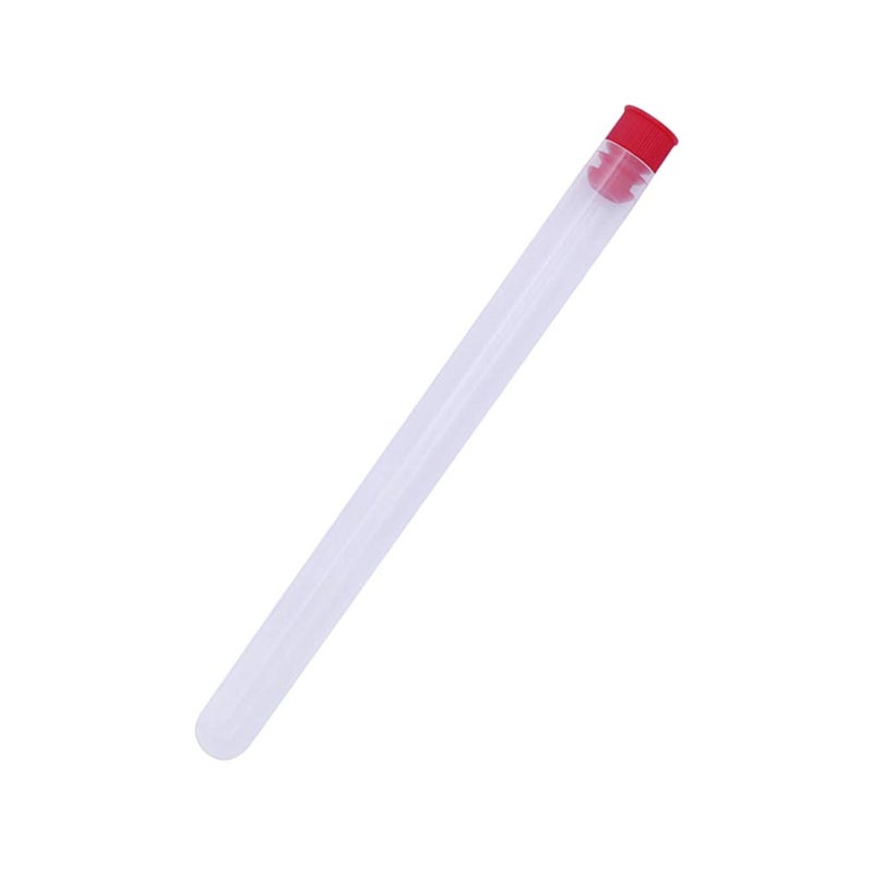 10 Pcs Clear Plastic Storage Barrels With Lids For Needles Beads Organizer - Image 3