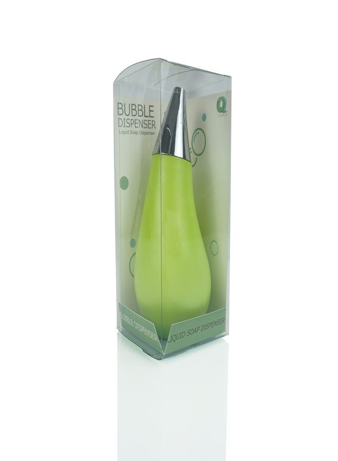 QQ Studio Kitchen Bathroom Counter top Squeezable Soap Dispensers Tear Drop Shape Bottle (Green, ~7oz) - Image 4