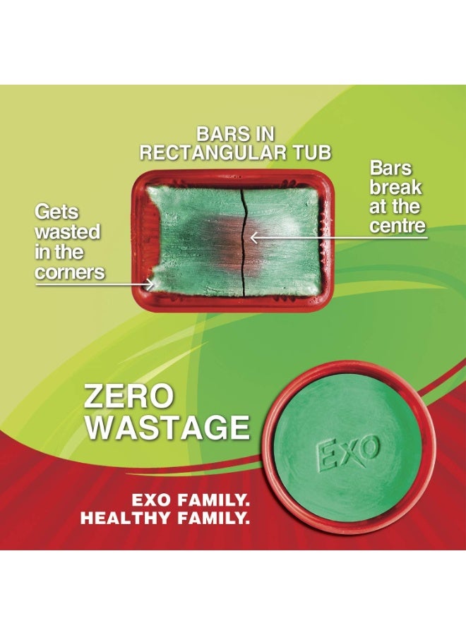 Exo Round Antibacterical Dishwash Bar Tub 250g X 2Pcs - Image 4