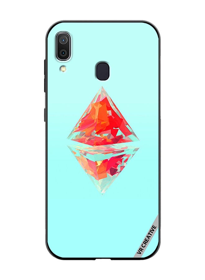 VR CREATIVE Protective Case Cover For Samsung Galaxy A30 Ethereum Design Multicolour - Image 1