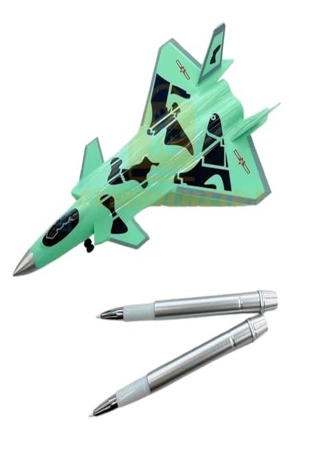 TECHNOCHITRA Fighter Jet Shape Ball Pen – 2-in-1 Writing & Play Pen - Image 1