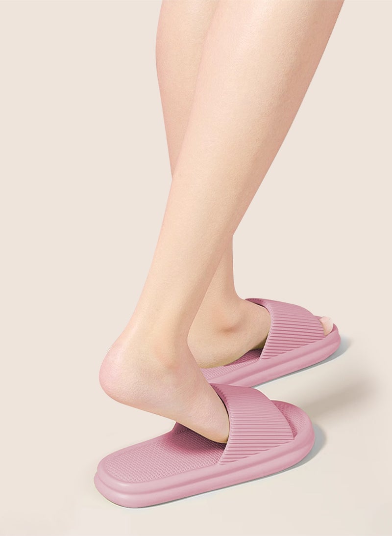 هومار كيت نعال وسادة للحمام، نعال استحمام منزلية ناعمة وخفيفة الوزن مضادة للانزلاق، نعال استحمام منزلية سريعة الجفاف من مادة إي في إيه للرجال والنساء، نعال منزلية للاستخدام الداخلي والخارجي - Image 5