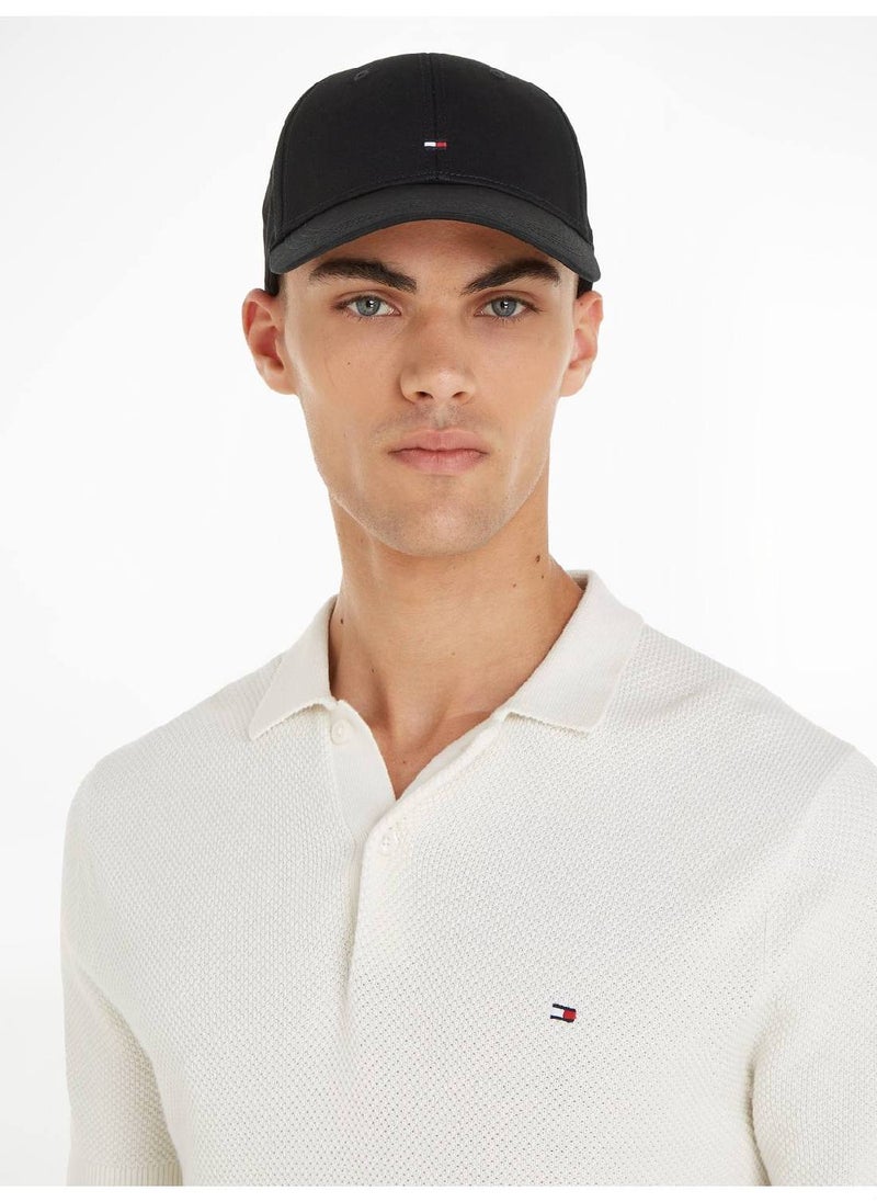 TOMMY HILFIGER - Men's  Classic Baseball Cap -  Cotton, Black - Image 1