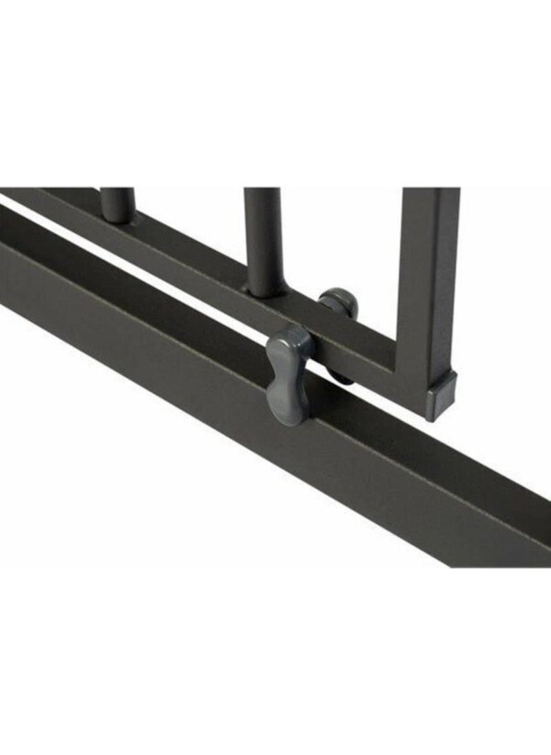 Baby Go Safety Door Textured Black 76-80CM Automatic Closing Baby Safety Door  - Image 4