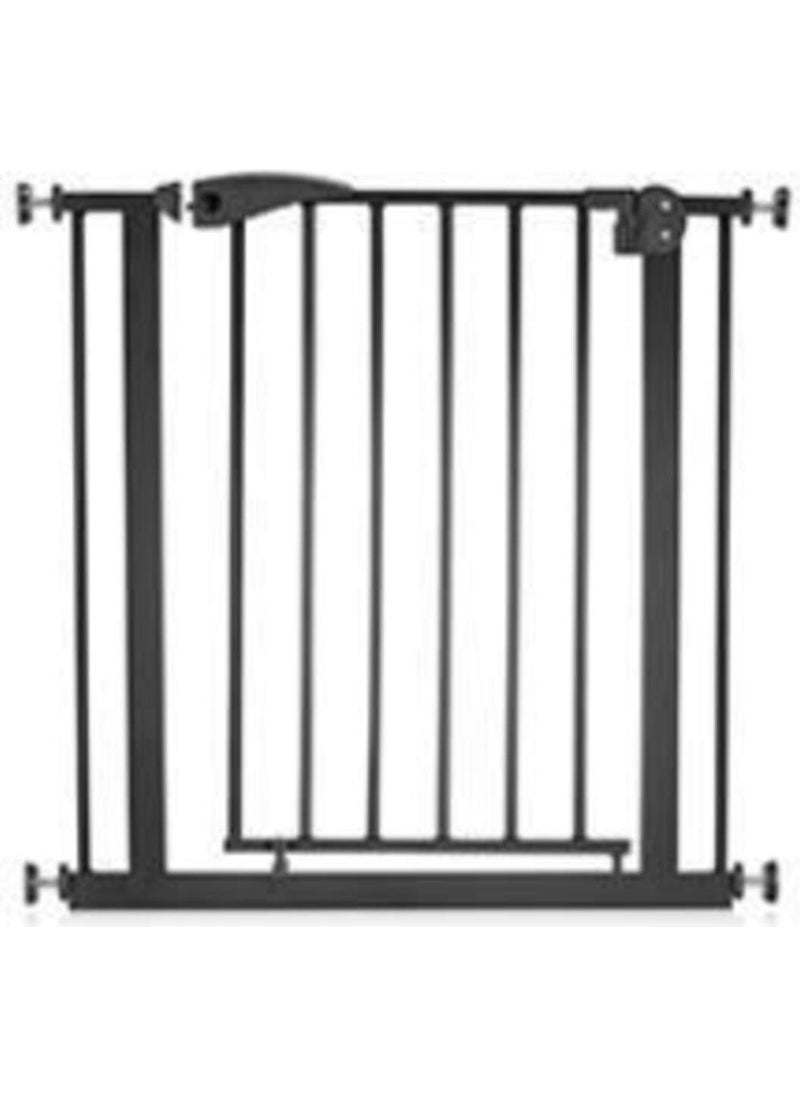 Baby Go Safety Door Textured Black 76-80CM Automatic Closing Baby Safety Door  - Image 5