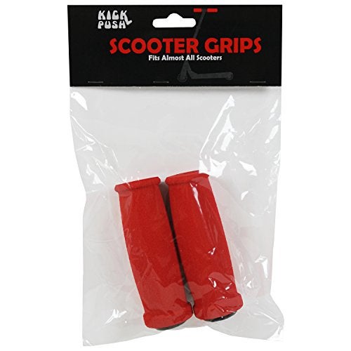 Kick Push New Replacement Scooter Handle Grips for Razor Scooters (Red) - Image 2