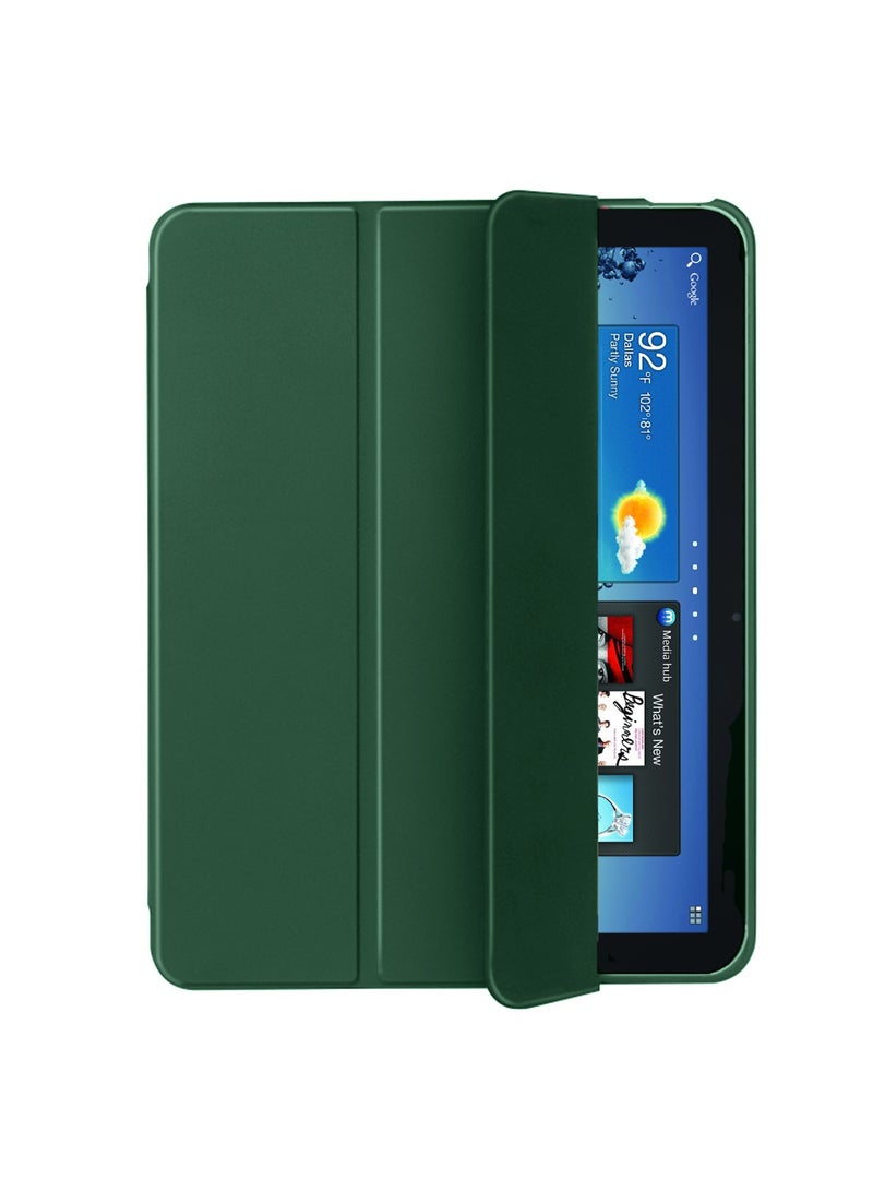 Wtech Smart Flip Auto Awake/Auto Sleep Leather Texture with Pen Holder Case Cover For Samsung Galaxy Tab A9 4G 2023 (X110, X115) 8.7 Inch Dark Green - Image 5
