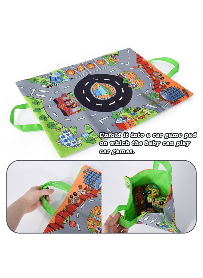 Baby Three-dimensional Bus Car Cloth Book Baby Can Bite Tear Storage Bag Cloth Book Early Education Toys-Color:Car Cloth Book (opp Bag) ≈ 153g  - Image 5