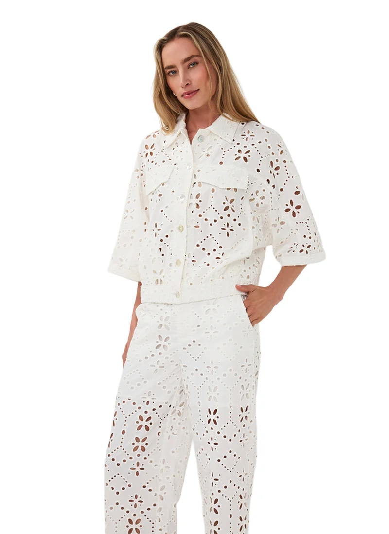 EsQualo Esqualo Jacket Broderie Anglaise