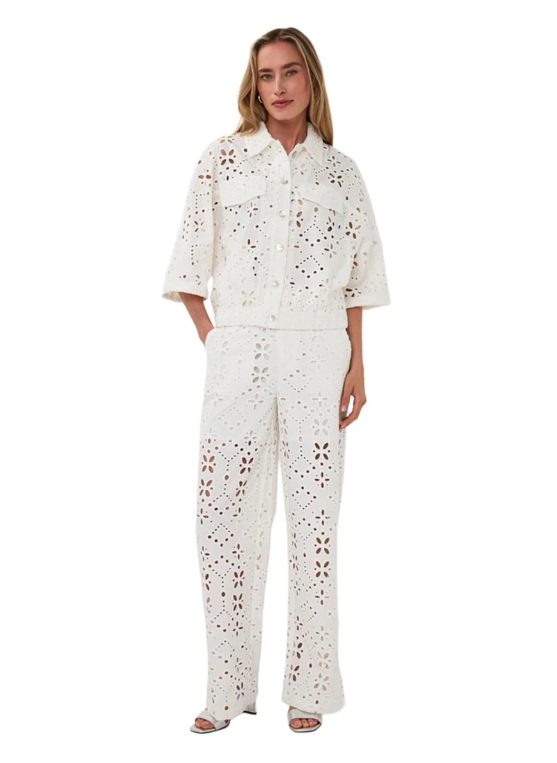 قرش Esqualo Jacket Broderie Anglaise