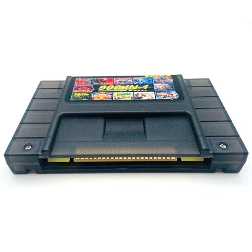 Retrotech 900 In 1 Game Cartridge For SNES Super Nintendo 16Bit Game Console - Transparent Black - Image 2