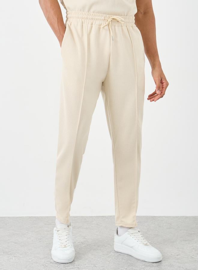 ستايلي طقم تي شيرت وبنطلون رياضي رجالي سادة بقصة عادية - Image 5