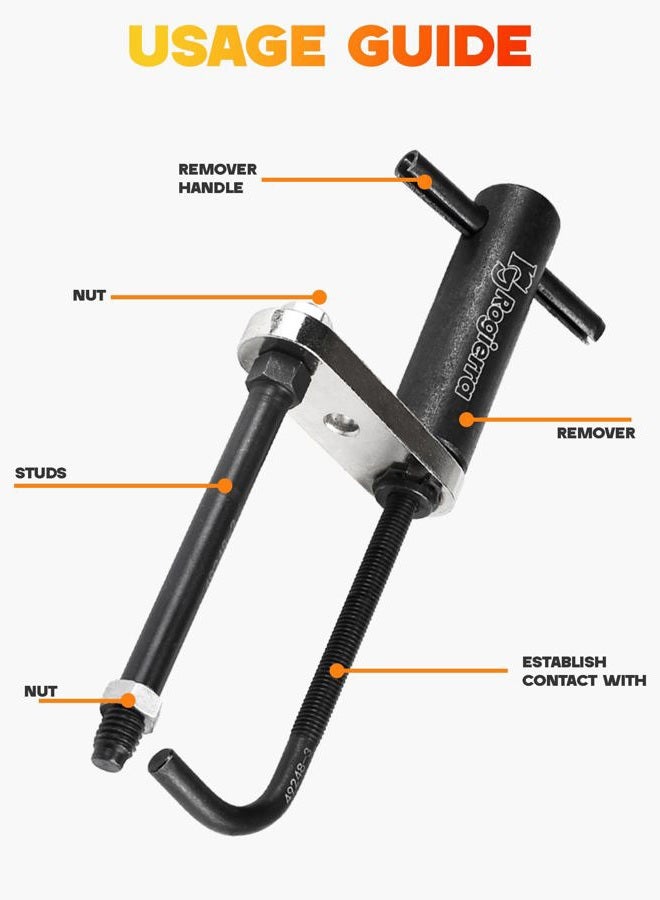 Rogierra EN-49248 Injector Rail Assembly Remover Tool 6706 Compatible with Cadillac, Saturn, Pontiac and Chevrolet 27-214 Direct Injection Engines V6 & 4 Cylinders - Image 4