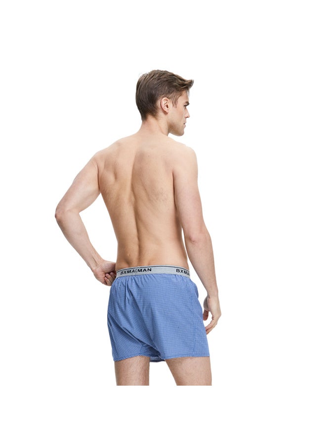 Bxman Loose Men's Underwear, Men's Boxer Briefs, Pure Cotton Woven Aro Pants, Sleepwear, 3-pack Ew550015, 185xxl - Image 4