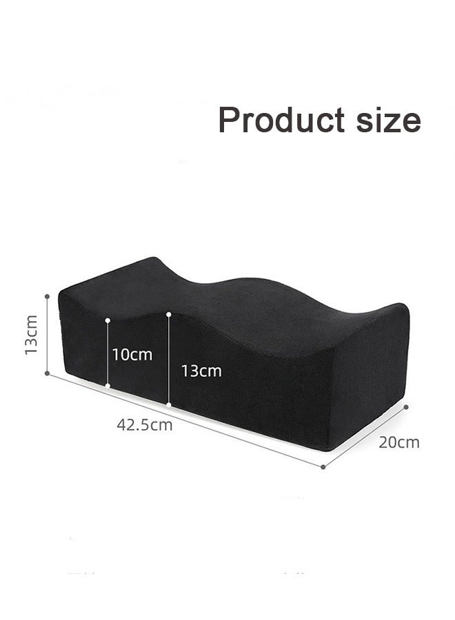 جديد وسادة رغوة الذاكرة وسادة الورك تنفس انتعاش بطيء وسادة سميكة كرسي مكتب وسادة سوداء - Image 2