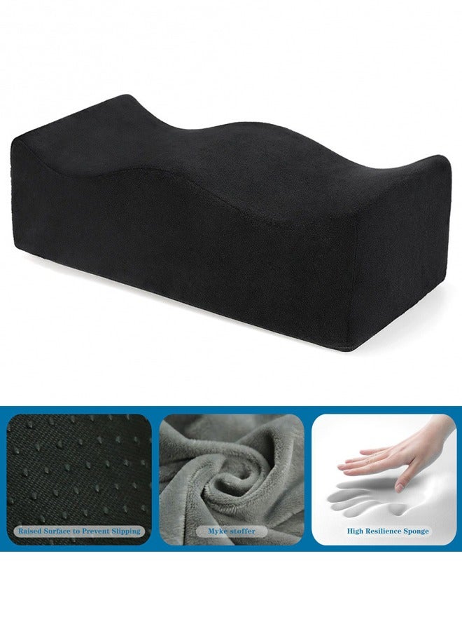 جديد وسادة رغوة الذاكرة وسادة الورك تنفس انتعاش بطيء وسادة سميكة كرسي مكتب وسادة سوداء - Image 5
