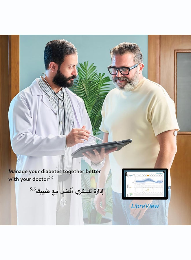FreeStyle Libre 2 Plus Continuous Glucose Monitor | 15 Day Needle-Free Smart CGM Sensor | Smartphone Compatible - Image 5