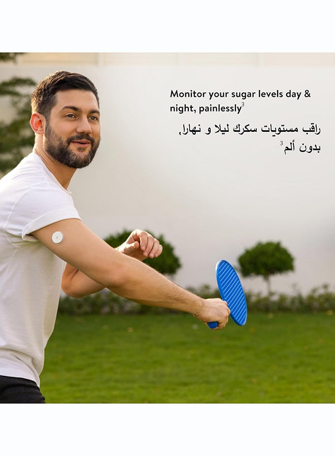 FreeStyle Libre 2 Plus Continuous Glucose Monitor | 15 Day Needle-Free Smart CGM Sensor | Smartphone Compatible - Image 4