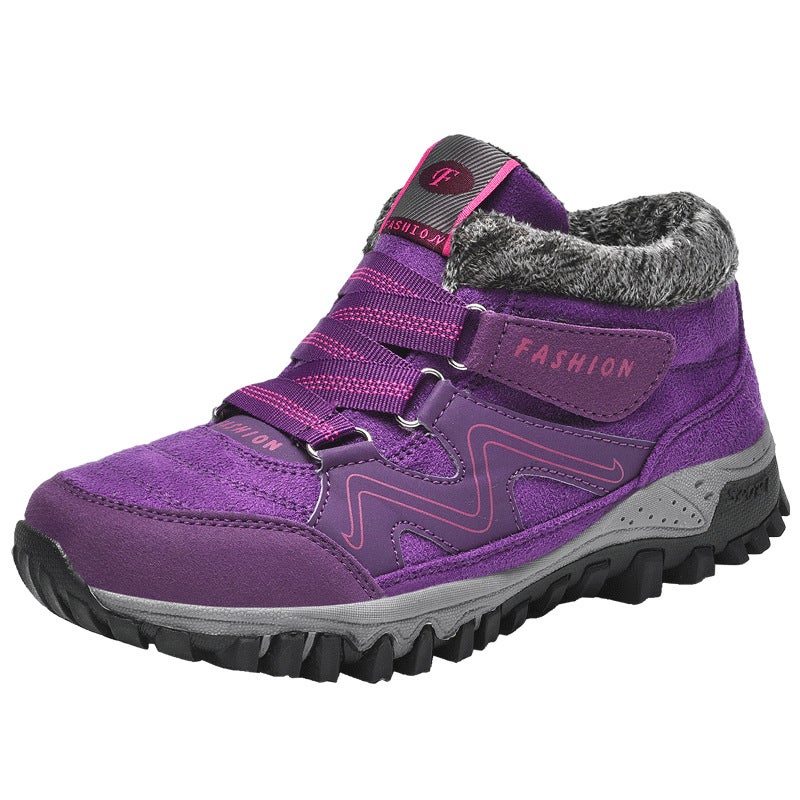2024 Outdoor Tourism Sports Independent Station Couples Plus Size Winter Cotton Shoes - Image 1