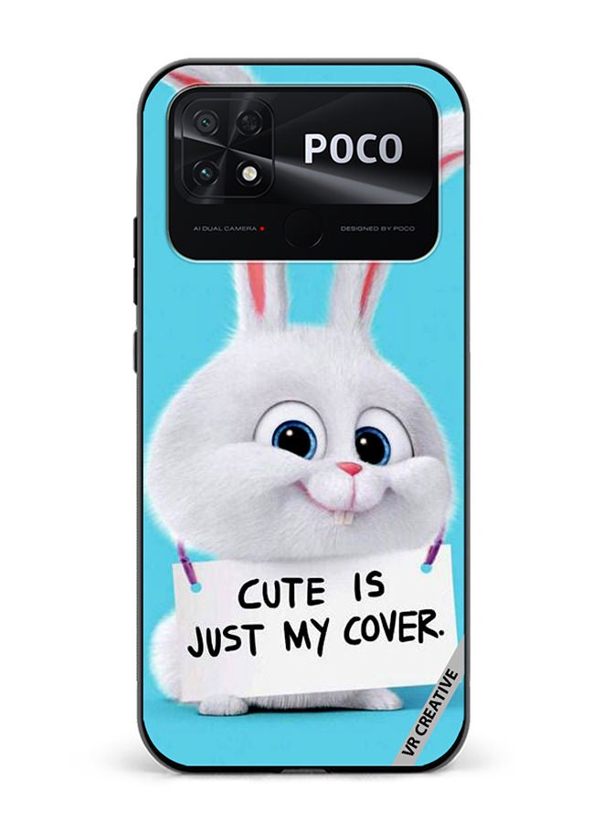 VR CREATIVE Protective Case Cover For Xiaomi Poco C40 Cute Is Just My Cover Design Multicolour - Image 1