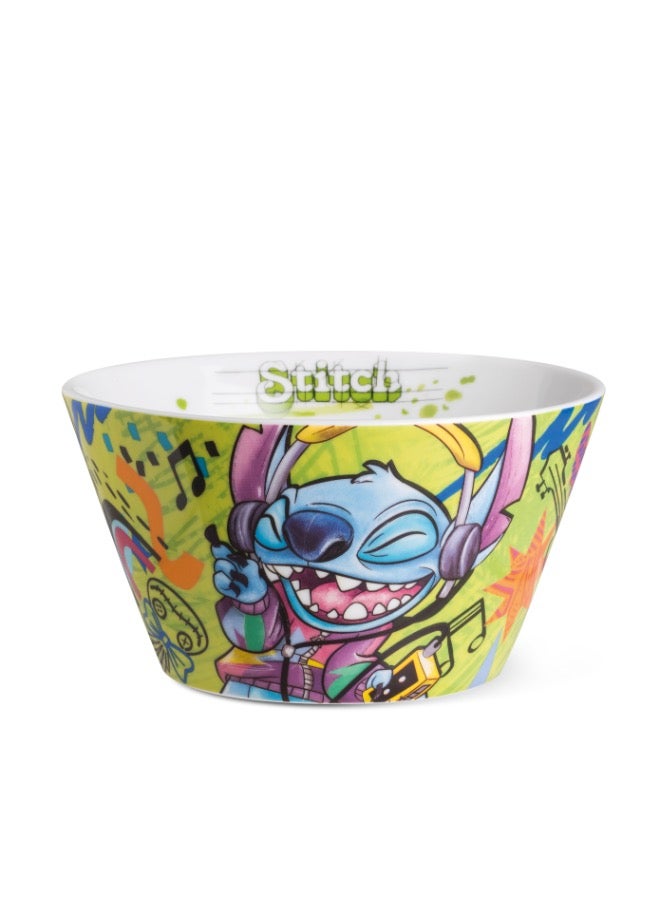 EGAN Bowl Stitch Ml.550 Green Color Material is Porcelain and safe Dishwasher, Microwave - Image 1