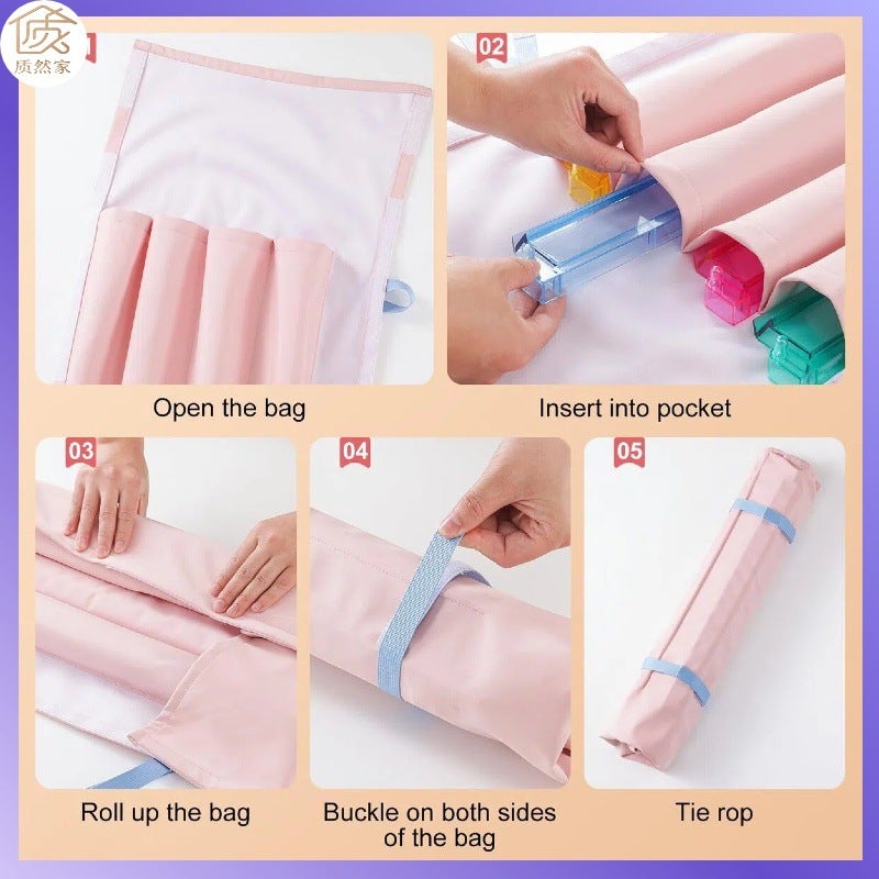 Portable Mahjong Tile Storage Bag - Image 2