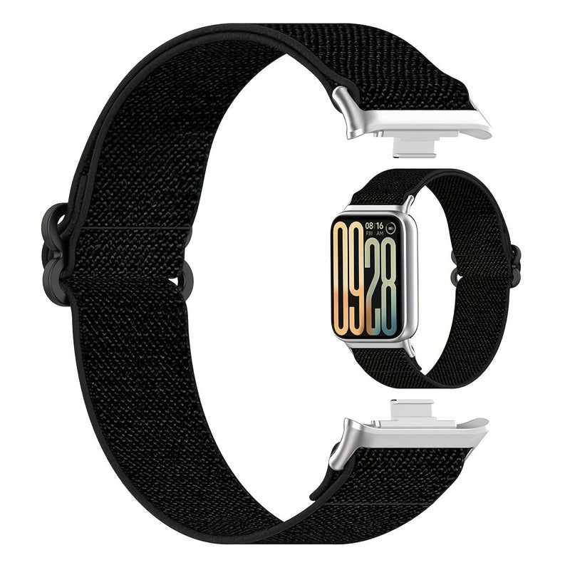 Nylon Band For Xiaomi Smart Band 9 Pro 8 Pro Redmi Watch 6 5 Sport Replacement Strap Women Men Dark Blue - Image 3