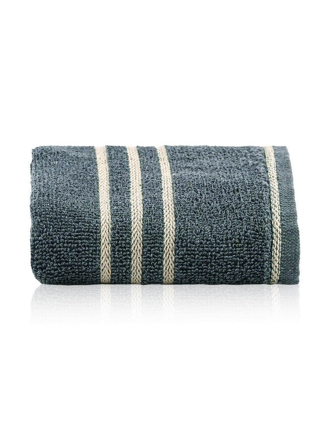 Kuber Industries Kuber Industries Pack of 2 Soft Cotton Face Towels For Men & Women | Easily Washable | Pocket Towels & Workout Gym Napkins For Men - Dark Grey & Brown  - Image 2