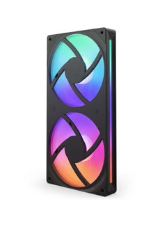 NZXT F240 RGB Core 240mm Single-Frame RGB Fan Unit, Versatile Connectivity, Optimal Performance, Fluid Dynamic Bearings, Radiant RGB Lighting, PWM Control, Silent Operation, Black | RF-U24HF-B1  - Image 2
