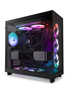 NZXT F240 RGB Core 240mm Single-Frame RGB Fan Unit, Versatile Connectivity, Optimal Performance, Fluid Dynamic Bearings, Radiant RGB Lighting, PWM Control, Silent Operation, Black | RF-U24HF-B1  - Image 5