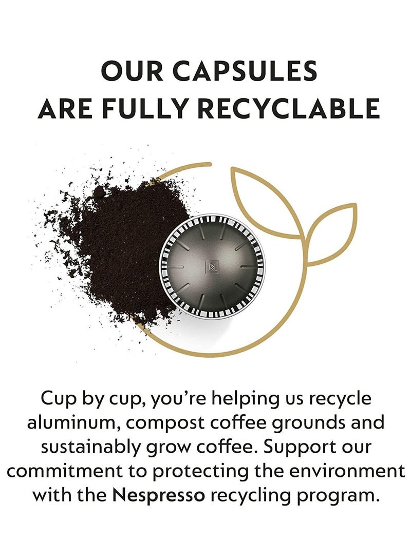 نسبرسو كبسولات نسبريسو VertuoLine Fortado Gran Espresso عبوة من 3 أكمام إجمالي 30 كبسولة - Image 2