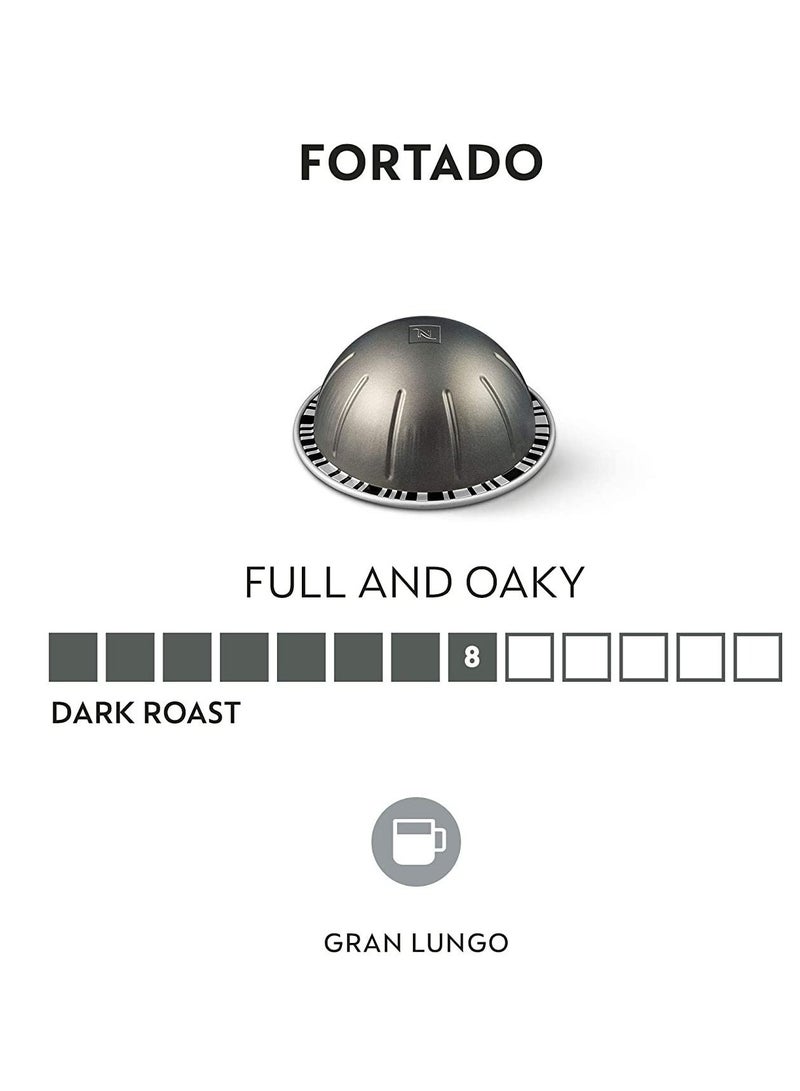 نسبرسو كبسولات نسبريسو VertuoLine Fortado Gran Espresso عبوة من 3 أكمام إجمالي 30 كبسولة - Image 3