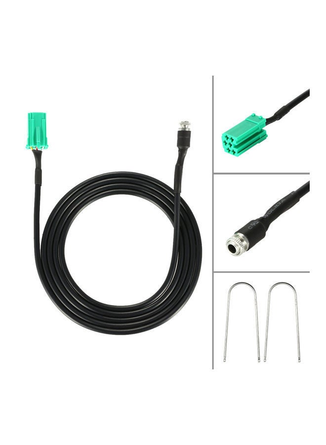 Loquat Female CD AUX-IN Music Audio Adapter Cable For Renault - Image 3