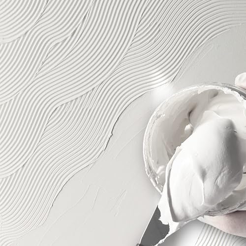 KAMENSKAYA Light Texture Paste 16.9 fl oz / 500 ml – Acrylic Modeling Paste for Canvas, White Texture Medium for Acrylic Painting, Crack-Resistant, Sandable, Made in EU - Image 5