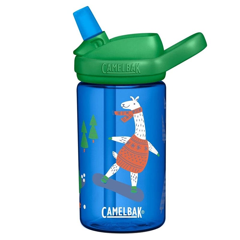 CAMELBAK Eddy+ Kids BPA-Free Water Bottle with Straw, 14oz, Sweater Shedders - Image 1