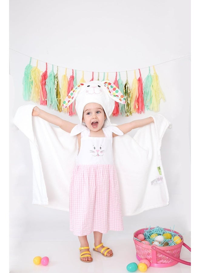 ZOOCCHINI 100 Percent Cotton Kids Hooded Towel Bunny - Image 4