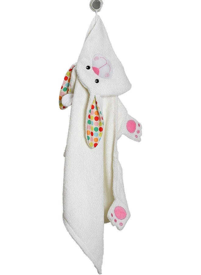 ZOOCCHINI 100 Percent Cotton Kids Hooded Towel Bunny - Image 5