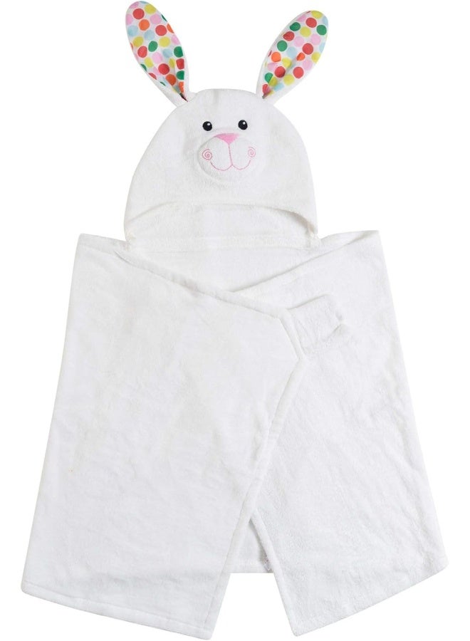 ZOOCCHINI 100 Percent Cotton Kids Hooded Towel Bunny - Image 1