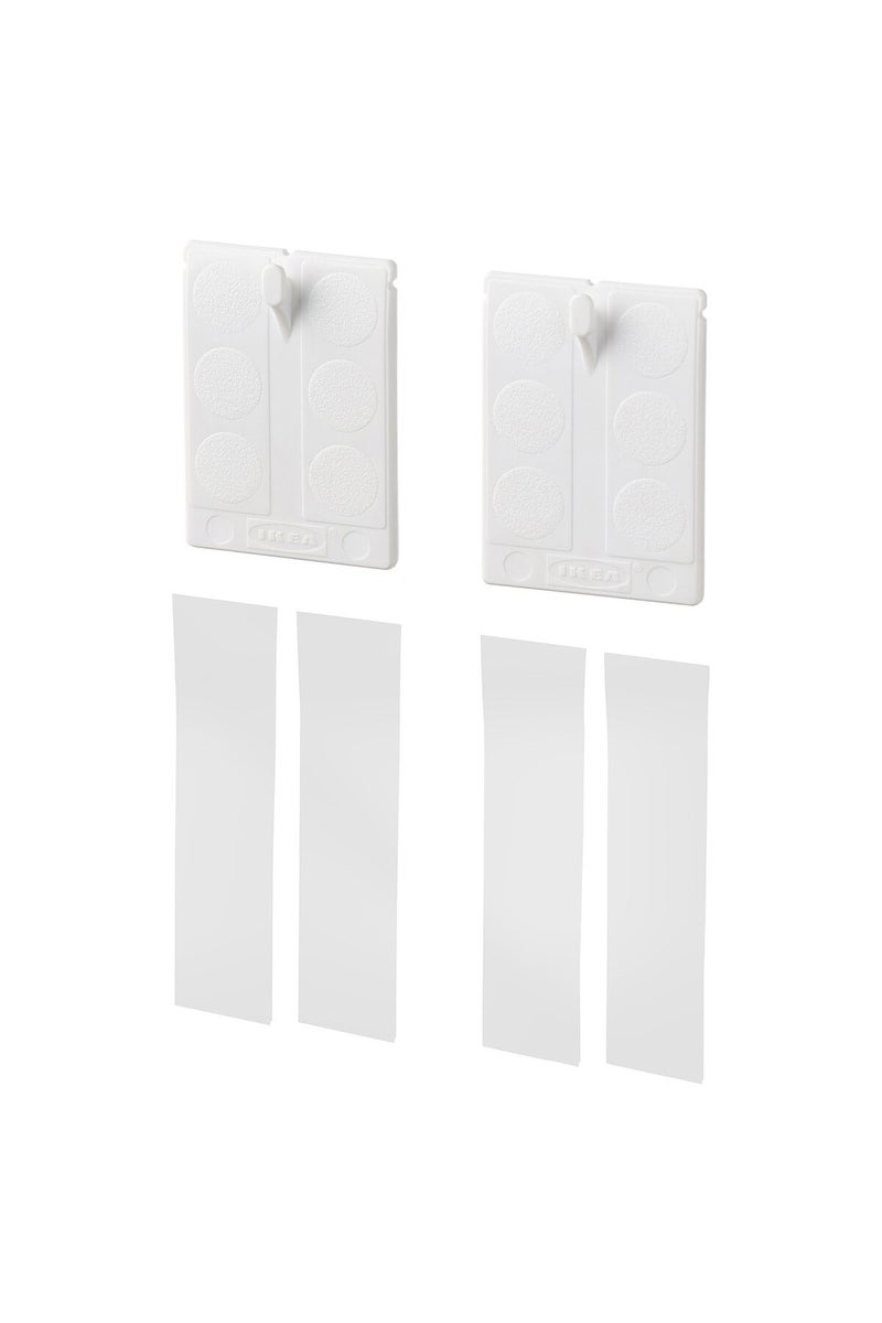 خطاف لاصق للإطار، أبيض - Image 1
