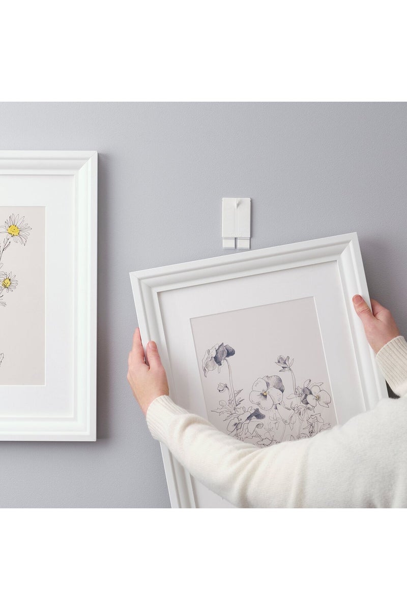 خطاف لاصق للإطار، أبيض - Image 2