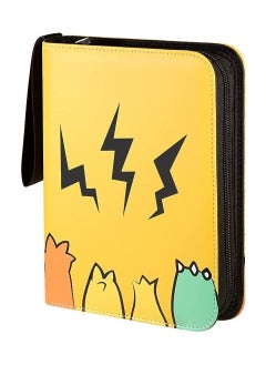Arabest 400 Pockets Binder Card Holder, Pocket Pokemon Card Sleeves, Portable Card Collector Album with 50 Removable Sheets Compatible with Pokemon Card for Boys Girls  - Image 1