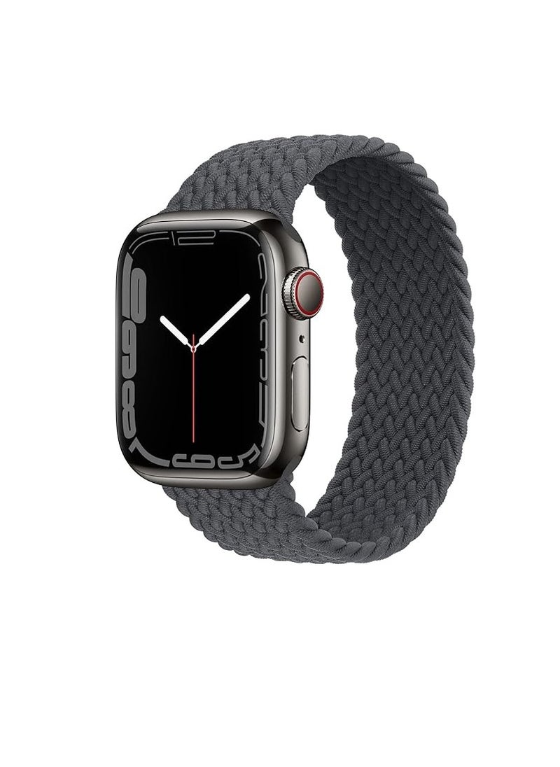 Generic - Braided Solo Loop Band For Apple Watch Band 49mm 45mm 44mm 42mm, Replacement Wristband Nylon Strap for iWatch Series SE 9/8/7/6/5/4/3/2/1/Ultra/Ultra 2 - Image 1