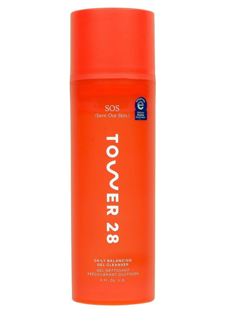 TOWER 28 SOS Daily Balancing Gel Cleanser  5 Fl. Oz 