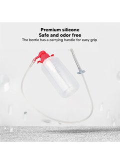 Generic 600ml Capacity Reusable Feminine Wash Bottle Cleansing System Personal Douche Manual Pressure Clean Bidet Accessories for Women  - Image 3