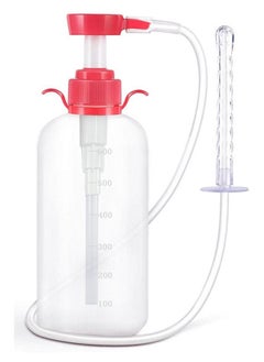 Generic 600ml Capacity Reusable Feminine Wash Bottle Cleansing System Personal Douche Manual Pressure Clean Bidet Accessories for Women  - Image 5