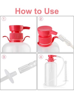 Generic 600ml Capacity Reusable Feminine Wash Bottle Cleansing System Personal Douche Manual Pressure Clean Bidet Accessories for Women  - Image 4